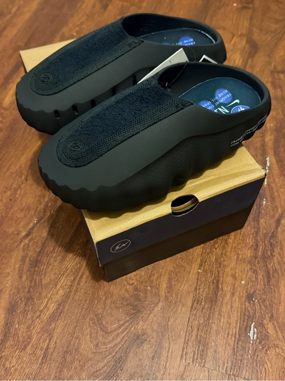 Nike Mind 001 Slides Fragment Black Men’s Size